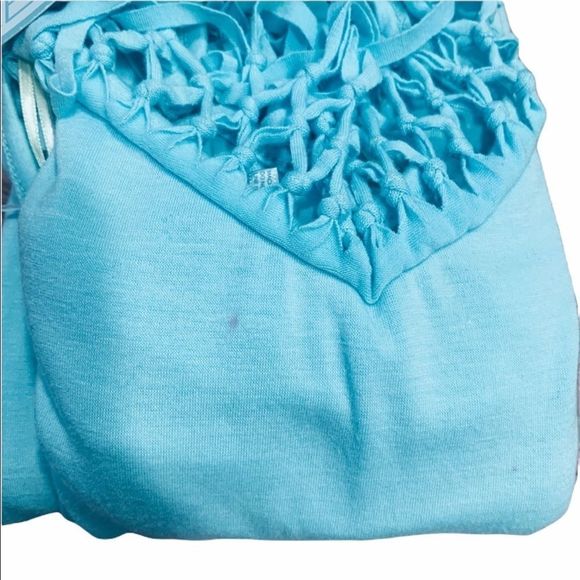 Stain NWT Rebel Sky Fringe Maxi Dress S Bliss Blue - Picture 14 of 16